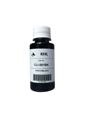 Canon CLI-581 BK inkt zwart 100ml (KHL huismerk) CLI581BK100-KHL