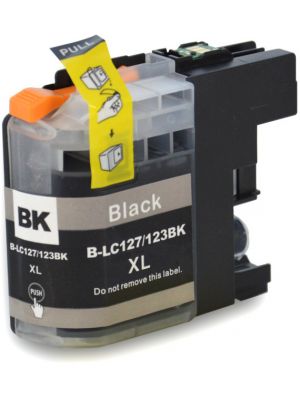 Brother LC-127 BK cartridge zwart huismerk LC127XLBKLC125XL-KHL