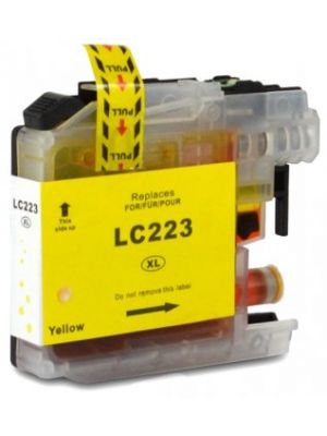 Brother LC-223 Y cartridge geel huismerk LC223Y-KHL