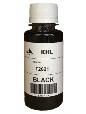Epson T2621 inkt 100 ml zwart (KHL huismerk) T2621BK100T26XLT2601-KHL